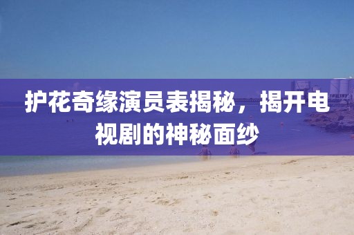 護(hù)花奇緣演員表揭秘，揭開電視劇的神秘面紗