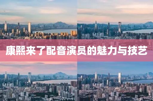 康熙來了配音演員的魅力與技藝