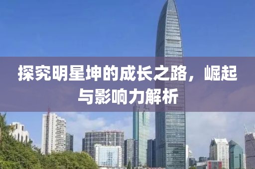探究明星坤的成長(zhǎng)之路，崛起與影響力解析