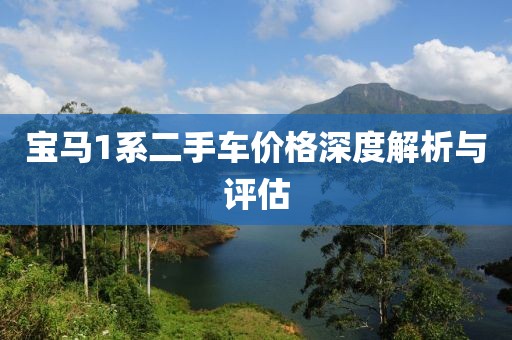 寶馬1系二手車價(jià)格深度解析與評估