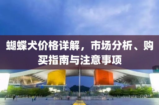 蝴蝶犬價格詳解，市場分析、購買指南與注意事項(xiàng)