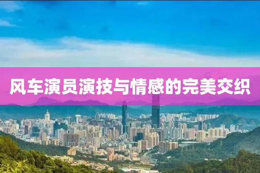 風車演員演技與情感的完美交織