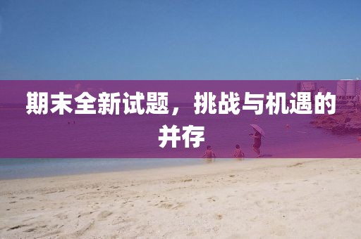 期末全新試題，挑戰(zhàn)與機(jī)遇的并存