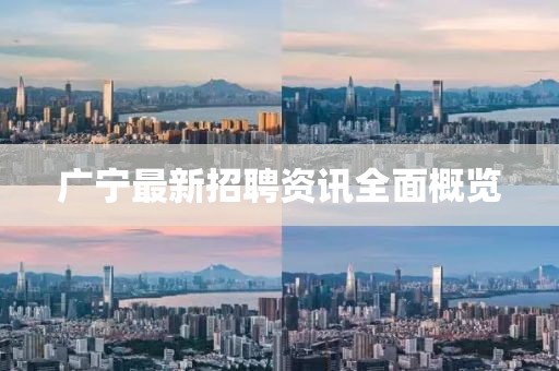 廣寧最新招聘資訊全面概覽