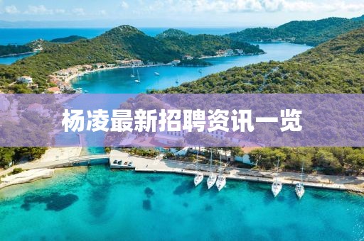 楊凌最新招聘資訊一覽