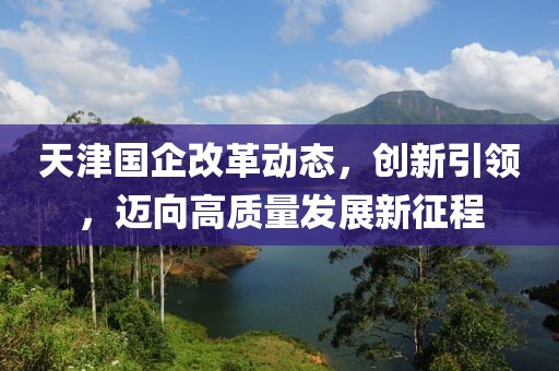 天津國企改革動態(tài)，創(chuàng)新引領(lǐng)，邁向高質(zhì)量發(fā)展新征程