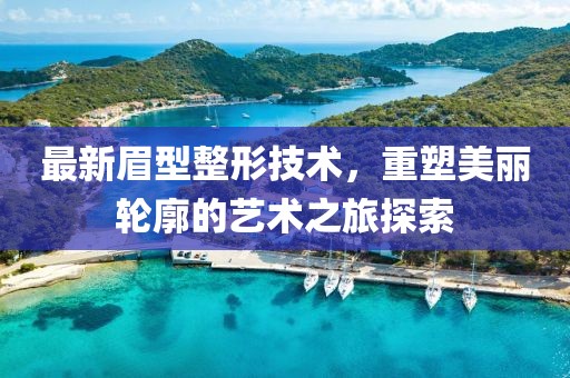 最新眉型整形技術(shù)，重塑美麗輪廓的藝術(shù)之旅探索