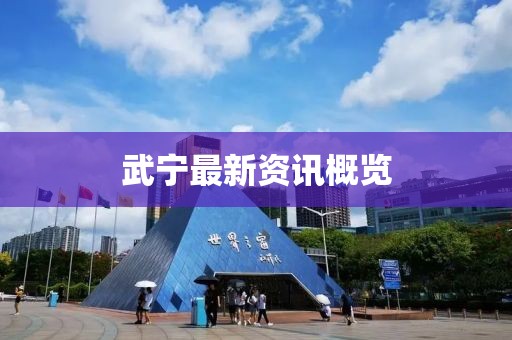 武寧最新資訊概覽