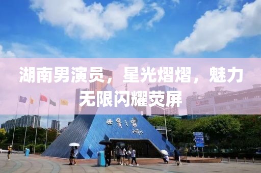 湖南男演員，星光熠熠，魅力無限閃耀熒屏