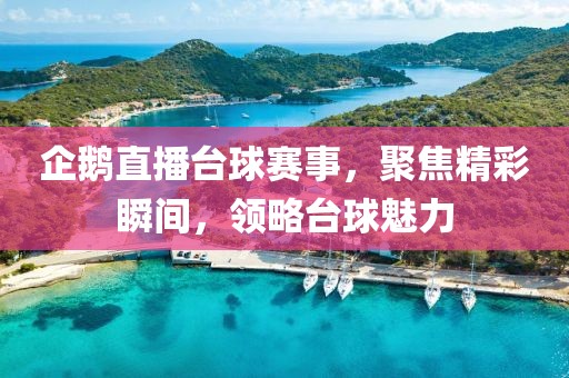 企鵝直播臺球賽事，聚焦精彩瞬間，領(lǐng)略臺球魅力