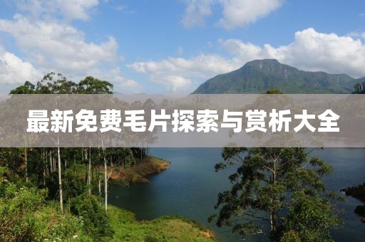最新免費毛片探索與賞析大全