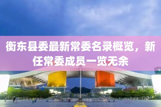 衡東縣委最新常委名錄概覽，新任常委成員一覽無余