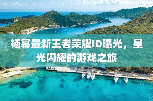 楊冪最新王者榮耀ID曝光，星光閃耀的游戲之旅