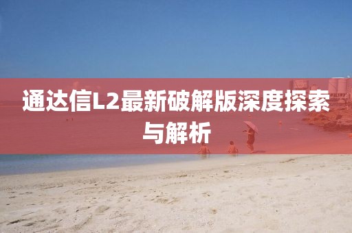 通達(dá)信L2最新破解版深度探索與解析