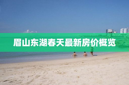 眉山東湖春天最新房價概覽