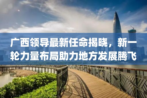 廣西領(lǐng)導(dǎo)最新任命揭曉，新一輪力量布局助力地方發(fā)展騰飛