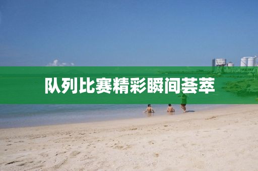 隊列比賽精彩瞬間薈萃
