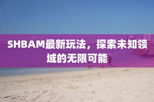 SHBAM最新玩法，探索未知領(lǐng)域的無限可能