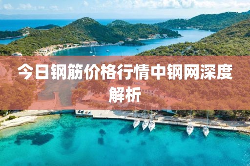 今日鋼筋價(jià)格行情中鋼網(wǎng)深度解析