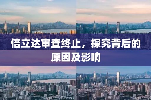 倍立達(dá)審查終止，探究背后的原因及影響