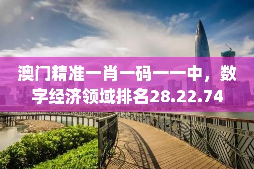 澳門(mén)精準(zhǔn)一肖一碼一一中，數(shù)字經(jīng)濟(jì)領(lǐng)域排名28.22.74