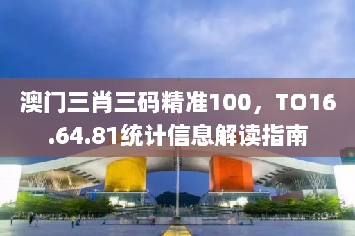 澳門(mén)三肖三碼精準(zhǔn)100，TO16.64.81統(tǒng)計(jì)信息解讀指南