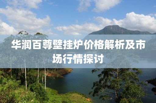 華潤(rùn)百尊壁掛爐價(jià)格解析及市場(chǎng)行情探討
