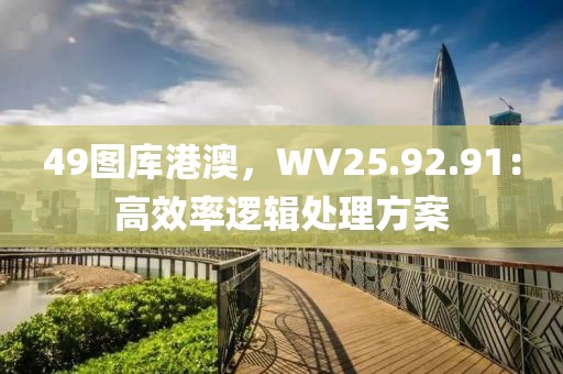 49圖庫港澳，WV25.92.91：高效率邏輯處理方案
