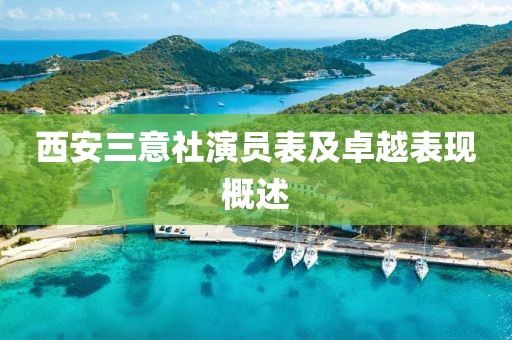 西安三意社演員表及卓越表現(xiàn)概述