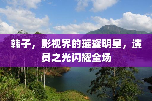 韓子，影視界的璀璨明星，演員之光閃耀全場(chǎng)