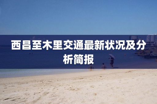 西昌至木里交通最新狀況及分析簡報