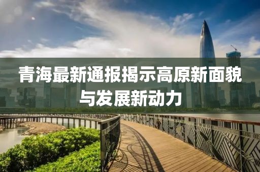 青海最新通報(bào)揭示高原新面貌與發(fā)展新動(dòng)力