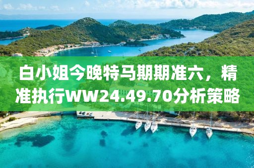 白小姐今晚特馬期期準(zhǔn)六，精準(zhǔn)執(zhí)行WW24.49.70分析策略