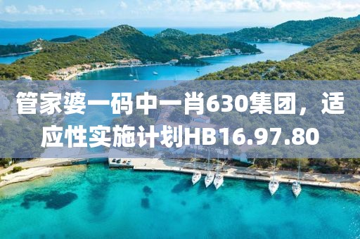 管家婆一碼中一肖630集團，適應(yīng)性實施計劃HB16.97.80