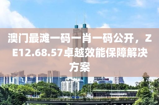 澳門最灘一碼一肖一碼公開，ZE12.68.57卓越效能保障解決方案