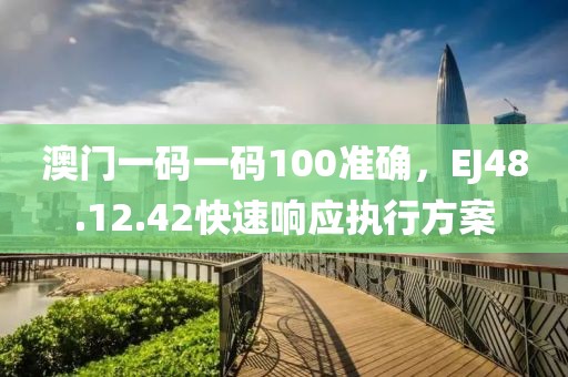 澳門一碼一碼100準(zhǔn)確，EJ48.12.42快速響應(yīng)執(zhí)行方案