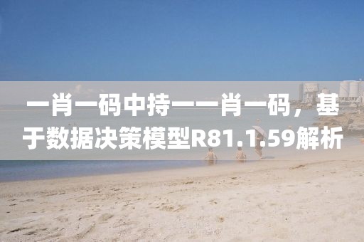 一肖一碼中持一一肖一碼，基于數(shù)據(jù)決策模型R81.1.59解析