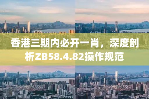 香港三期內(nèi)必開一肖，深度剖析ZB58.4.82操作規(guī)范