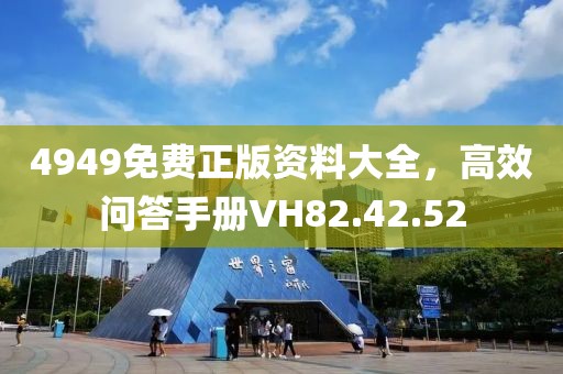 4949免費(fèi)正版資料大全，高效問答手冊VH82.42.52