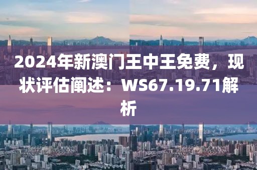 2024年新澳門王中王免費，現(xiàn)狀評估闡述：WS67.19.71解析