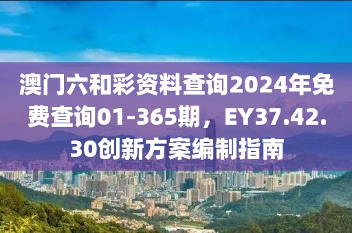 澳門六和彩資料查詢2024年免費查詢01-365期，EY37.42.30創(chuàng)新方案編制指南