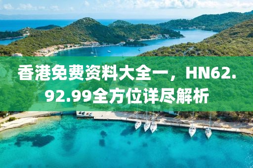 香港免費(fèi)資料大全一，HN62.92.99全方位詳盡解析