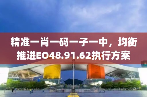 精準一肖一碼一子一中，均衡推進EO48.91.62執(zhí)行方案