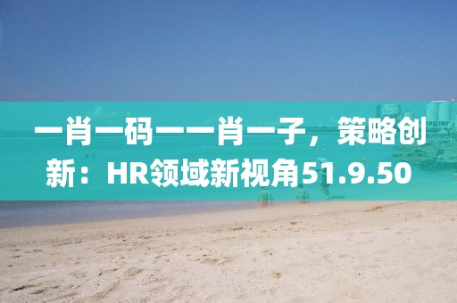 一肖一碼一一肖一子，策略創(chuàng)新：HR領(lǐng)域新視角51.9.50
