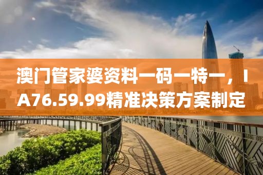 澳門管家婆資料一碼一特一，IA76.59.99精準(zhǔn)決策方案制定