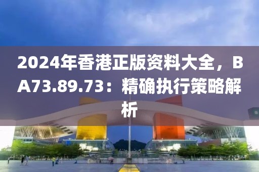 2024年香港正版資料大全，BA73.89.73：精確執(zhí)行策略解析
