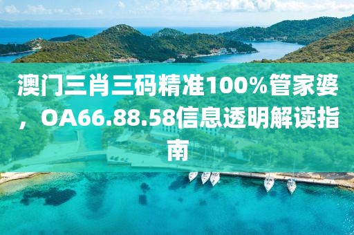 澳門(mén)三肖三碼精準(zhǔn)100%管家婆，OA66.88.58信息透明解讀指南