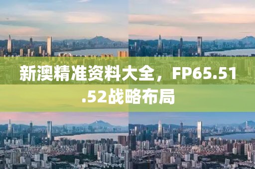 新澳精準資料大全，F(xiàn)P65.51.52戰(zhàn)略布局