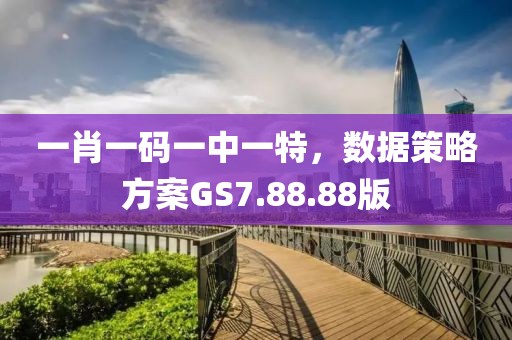一肖一碼一中一特，數(shù)據(jù)策略方案GS7.88.88版
