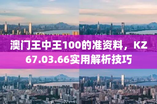 澳門王中王100的準(zhǔn)資料，KZ67.03.66實(shí)用解析技巧